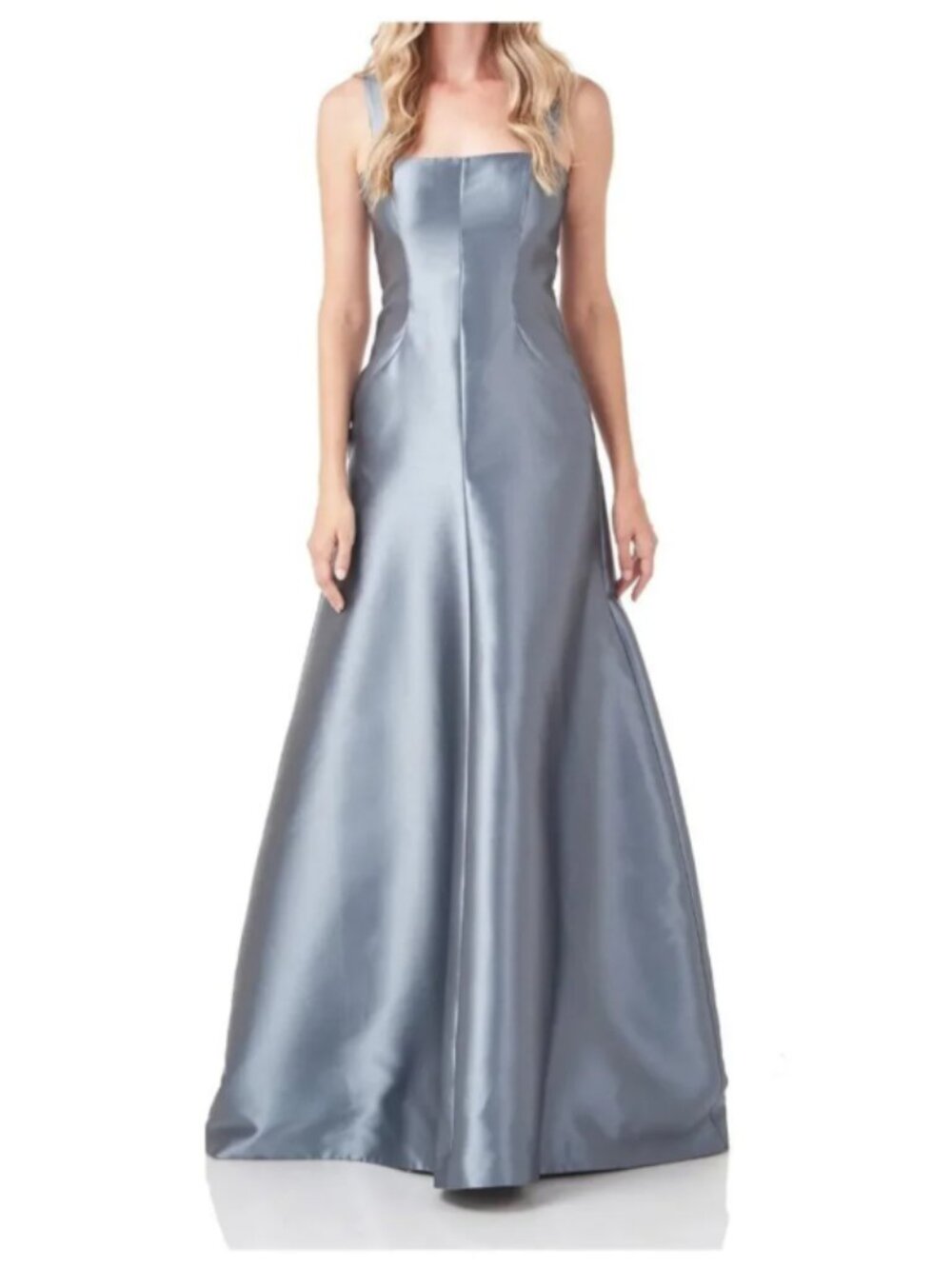 Kay Unger Tatiana Satin A-Line Gown (Sz 12)